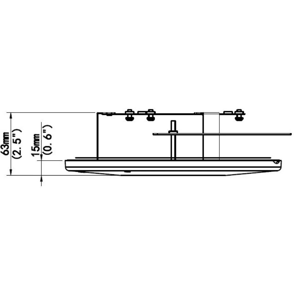 UNV Indoor Fixed Dome In-ceiling Mount | UNV-TR-FM152-A-IN - Image 2