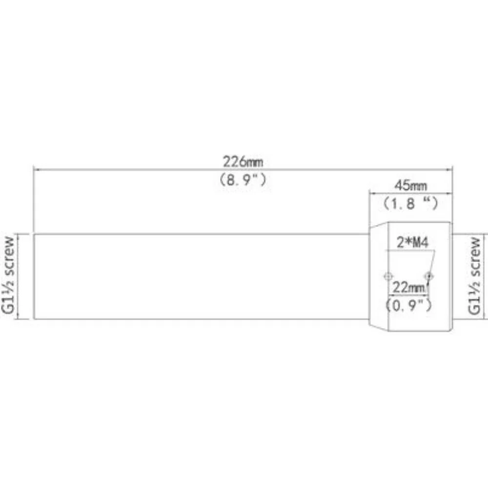 UNV PTZ Dome Pendant Mount (200mm) | UNV-TR-SE45-IN - Image 2