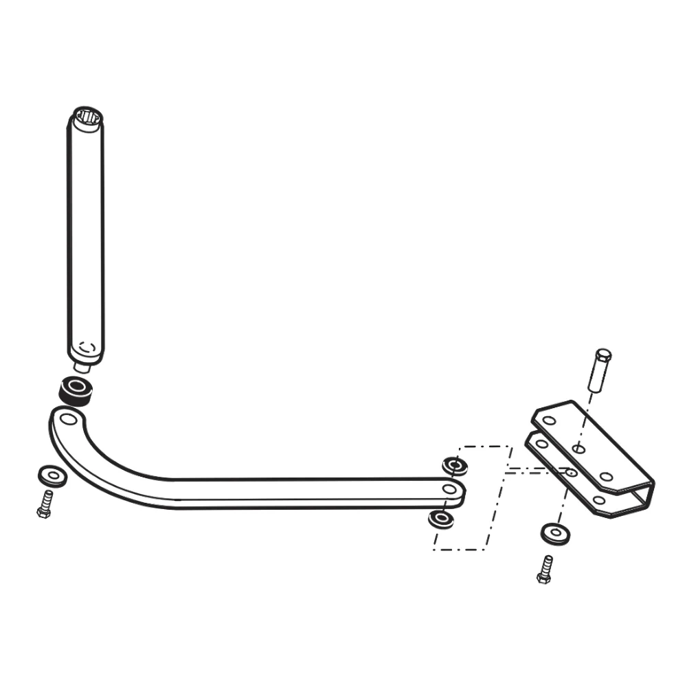 Viking Steel Articulated Arm for X390 Swing Gate Operator | VIK-7387051
