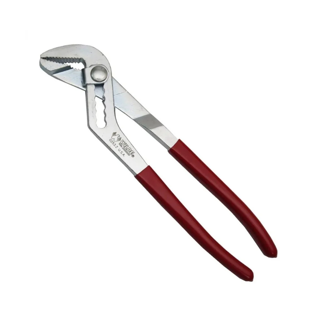 Wilde Tool 10″ Water Pump Pliers, Zinc