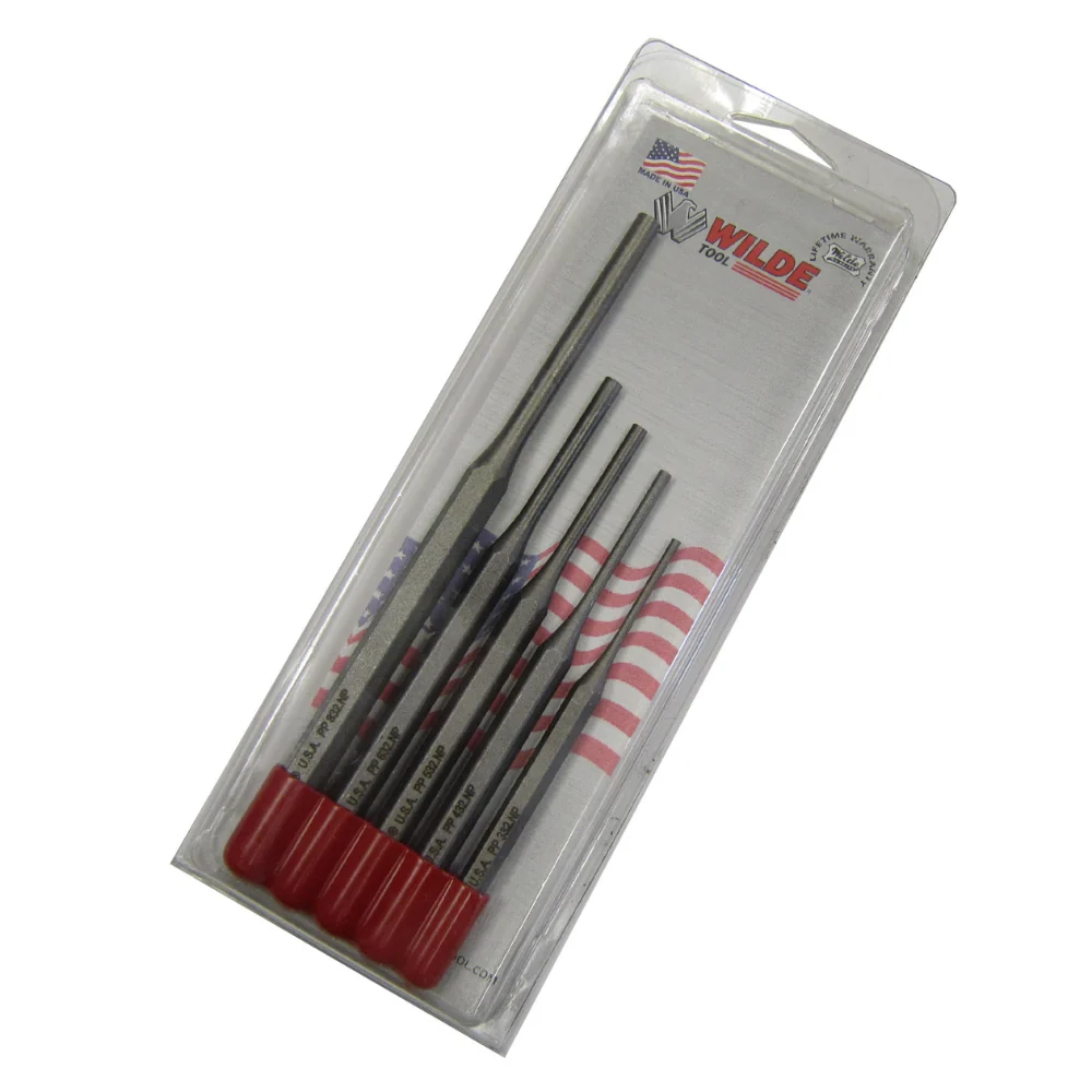 Wilde Tool 5 Piece Pin Punch Set | WIL-PP-5.NP/VP