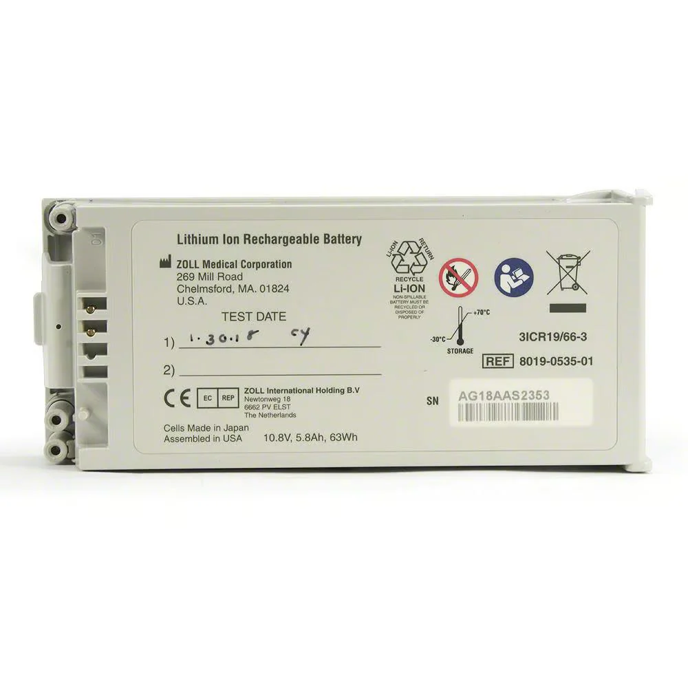 Zoll SurePower Rechargeable Lithium Ion Battery | CPR-8019-0535-01 - Image 2