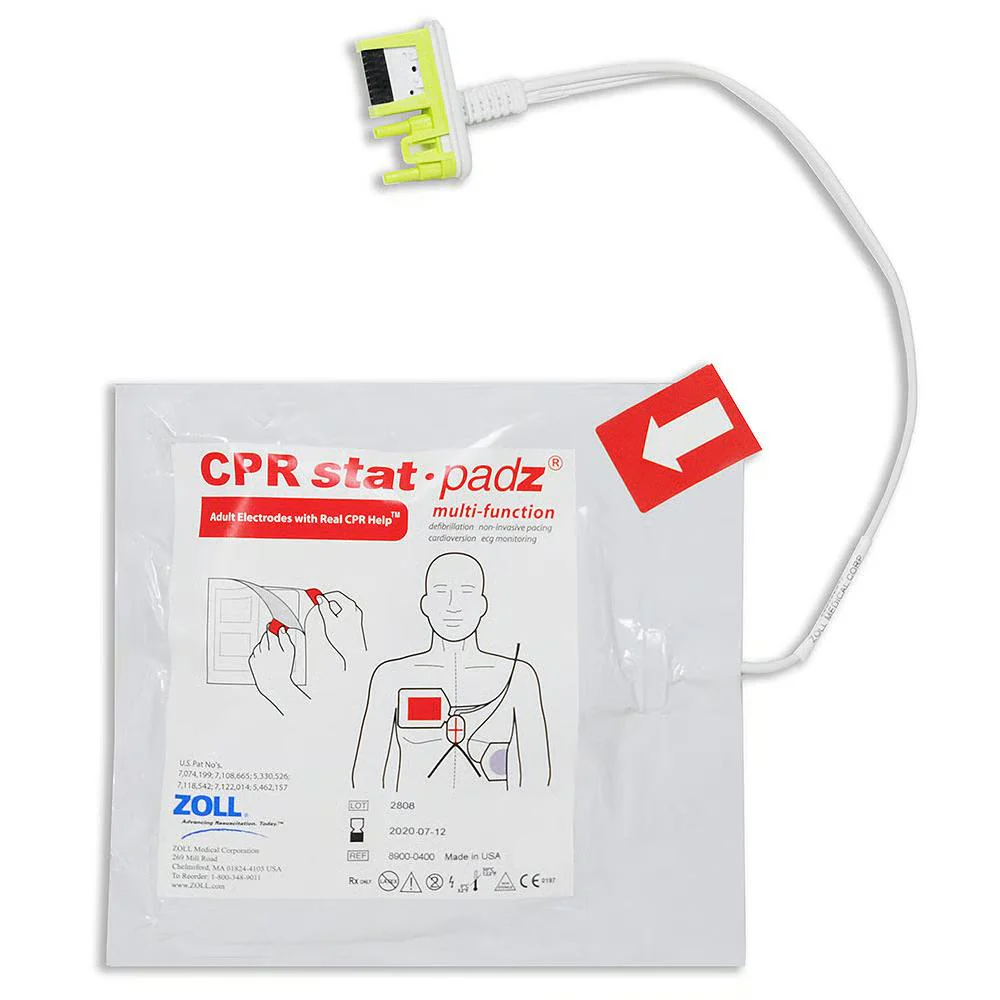 Zoll AED CPR Stat-padz Multi-function Electrode Pads | CPR-8900-0402