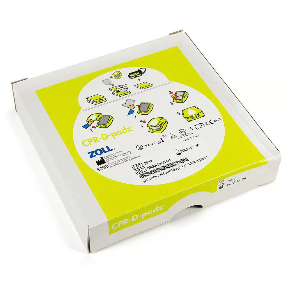 Zoll CPR-D-Padz Electrodes for AED | CPR-8900-0800-01 - Image 3